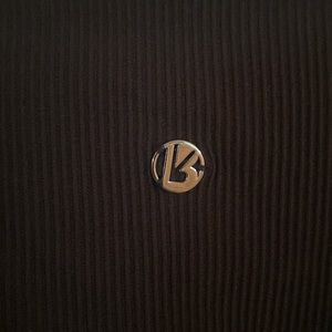 NWOT Buff Bunny Black Ribbed Leggings Size SMALL